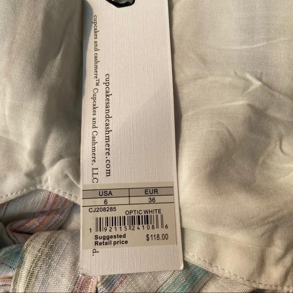 Striped Multicolor Spaghetti Strap Dress - Picture 12 of 14